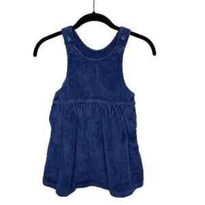 CARTER'S / vintage dark blue corduroy sleeveless tank dress / 4T